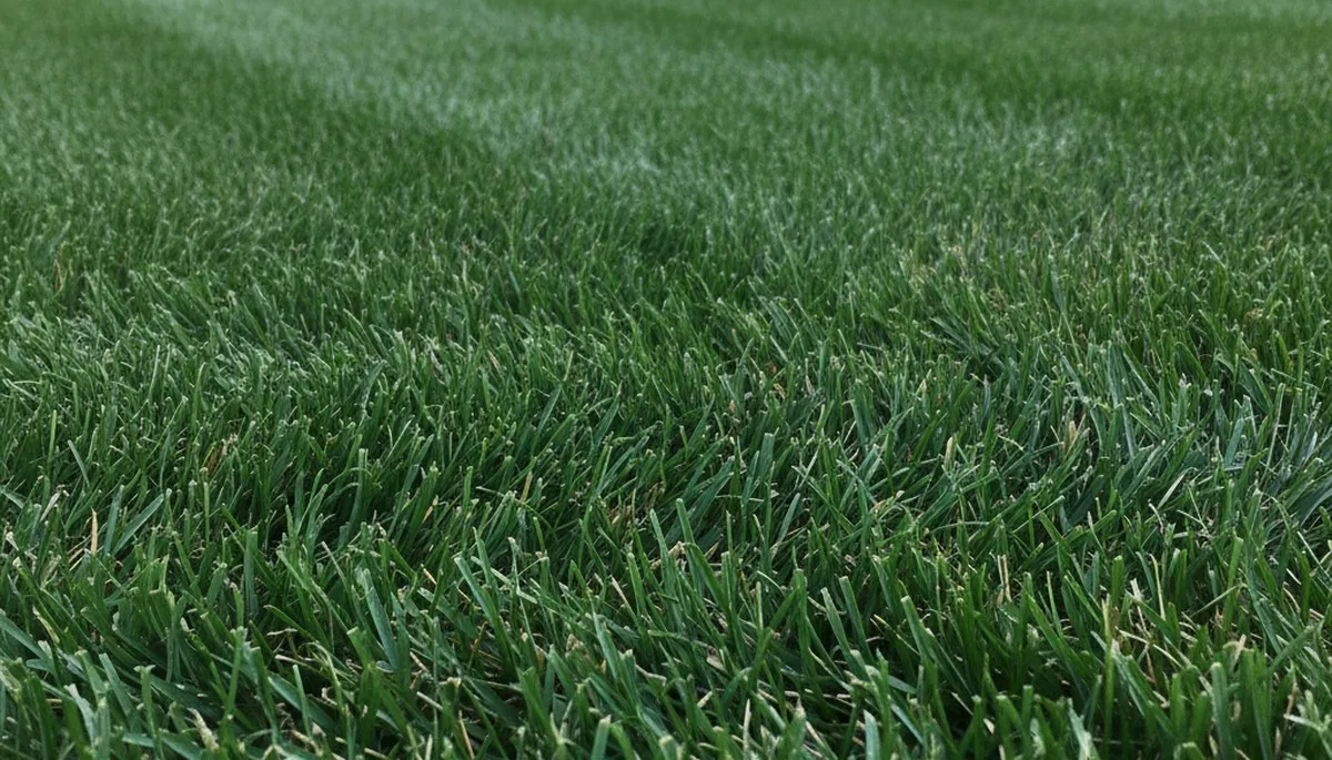 Close-up of freshly cut green grass showing expert lawn mowing quality by Chop Chop Landscaping Raleigh NC