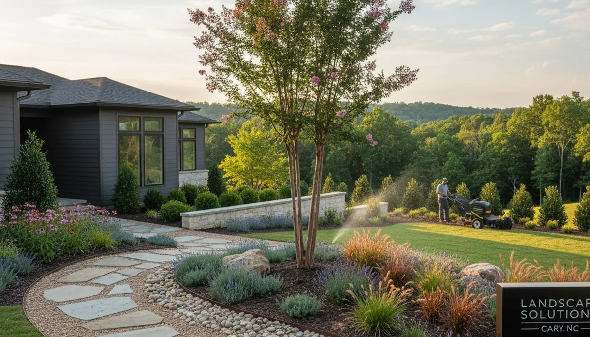 Landscaping service in Raleigh, NC for lawn care, maintenance, and property cleanup