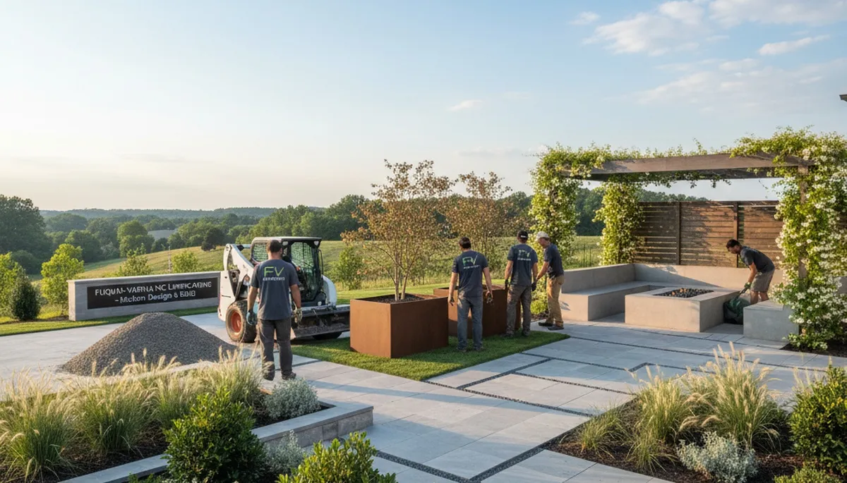 Landscaping services in Raleigh, NC for professional lawn care and yard maintenance