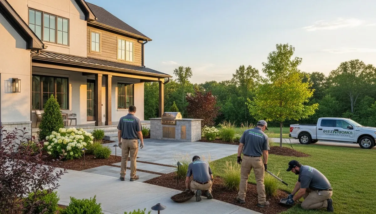 Professional landscaping service in Raleigh, NC for residential lawn care and yard maintenance