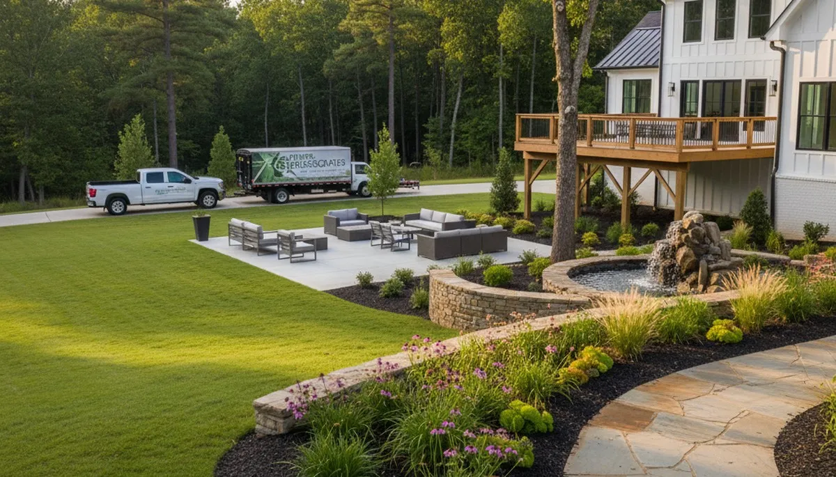 Raleigh, NC landscaping service for lawn care, yard maintenance, and landscape design