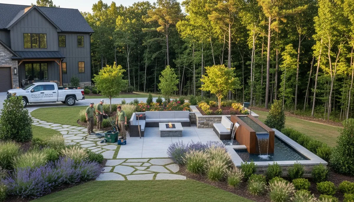 Landscaping service in Raleigh, NC by Lawn Care Raleigh NC