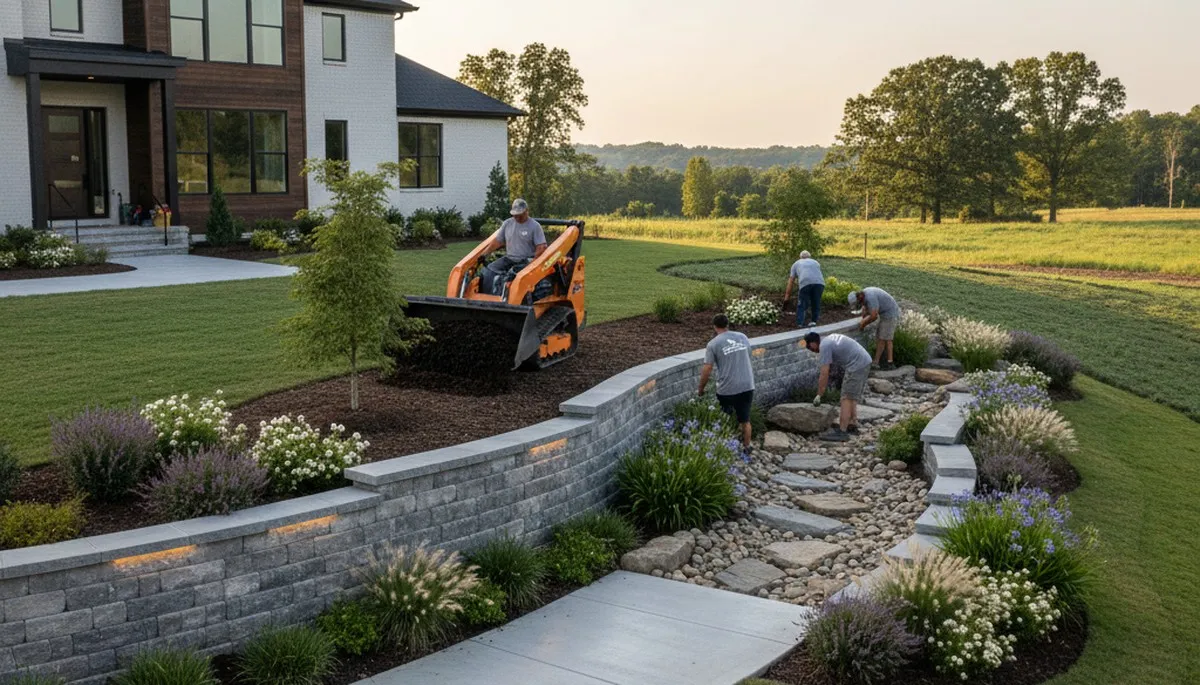 Landscaping service in Raleigh, NC for professional lawn care and yard maintenance
