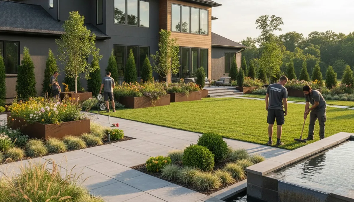 Landscape maintenance service in Raleigh, NC by Lawn Care Raleigh NC