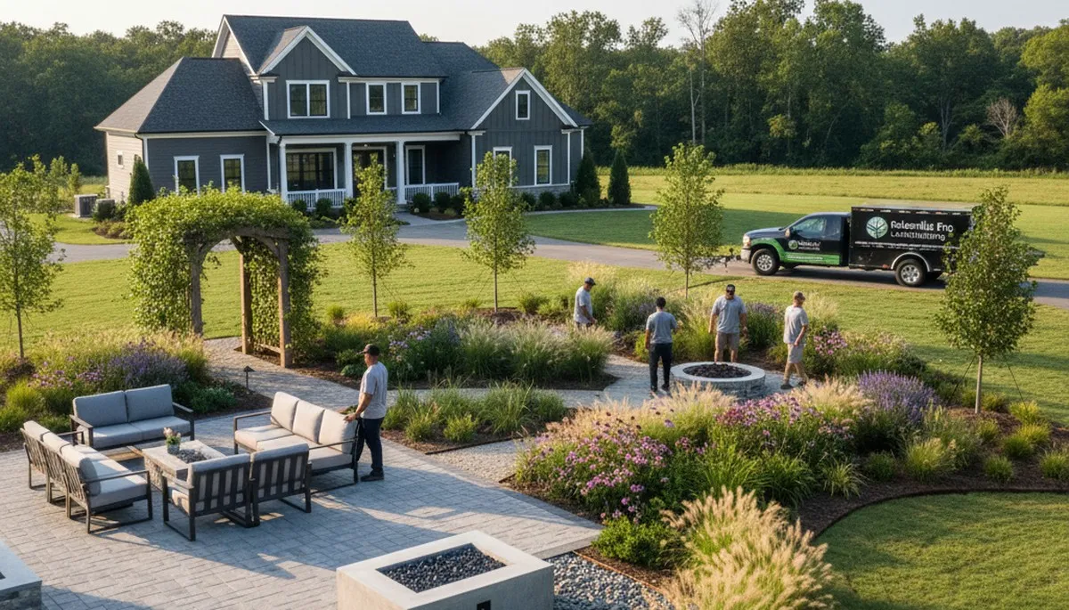 Landscaping service in Raleigh, NC for residential lawn care and yard maintenance
