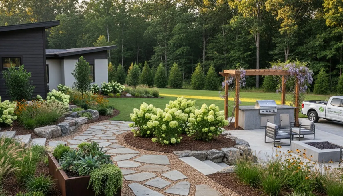 Raleigh, NC landscaping team providing professional lawn care services for residential and commercial properties