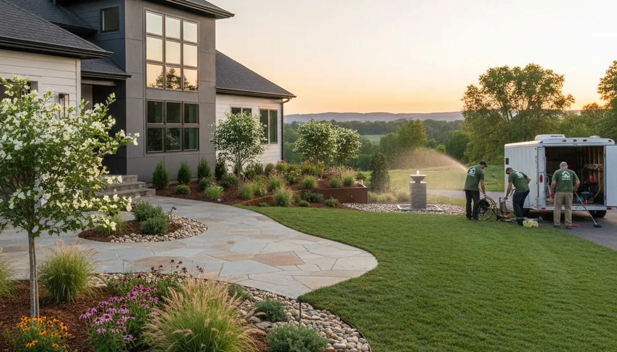Landscaping service in Raleigh, NC for professional lawn care and yard maintenance