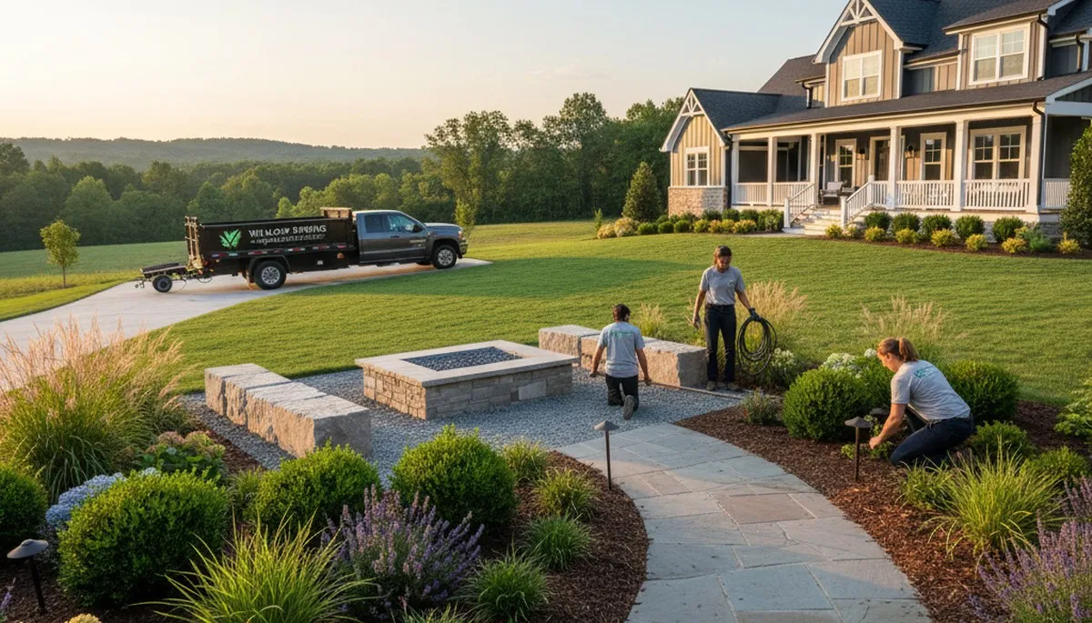 Landscaping service in Raleigh, NC for residential lawn care and yard maintenance