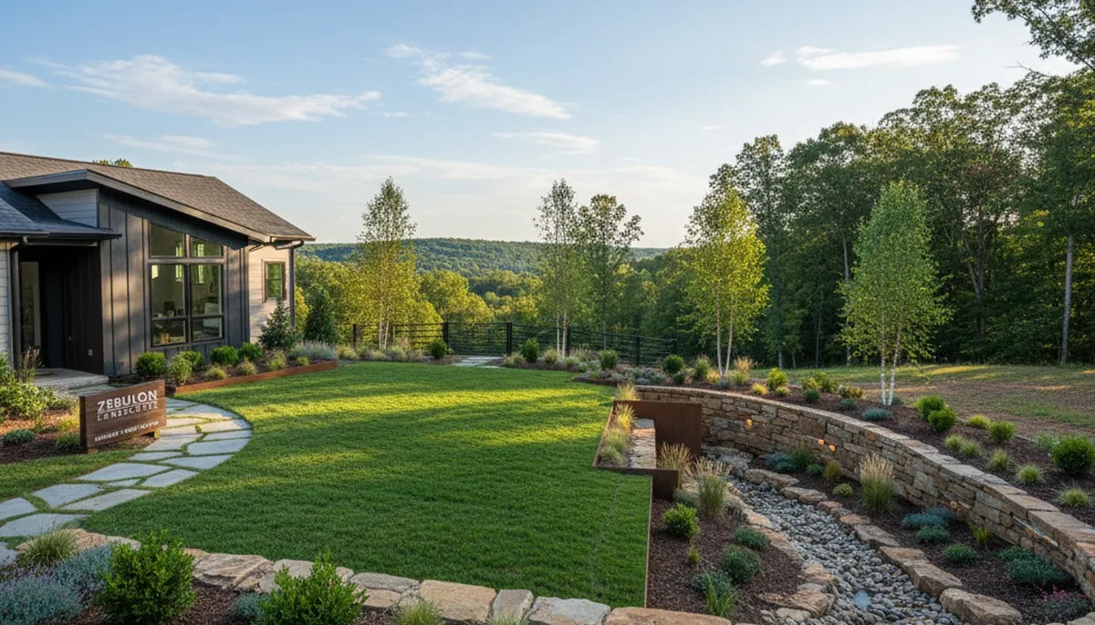 Raleigh NC landscaping team providing professional lawn care and yard maintenance for local homes