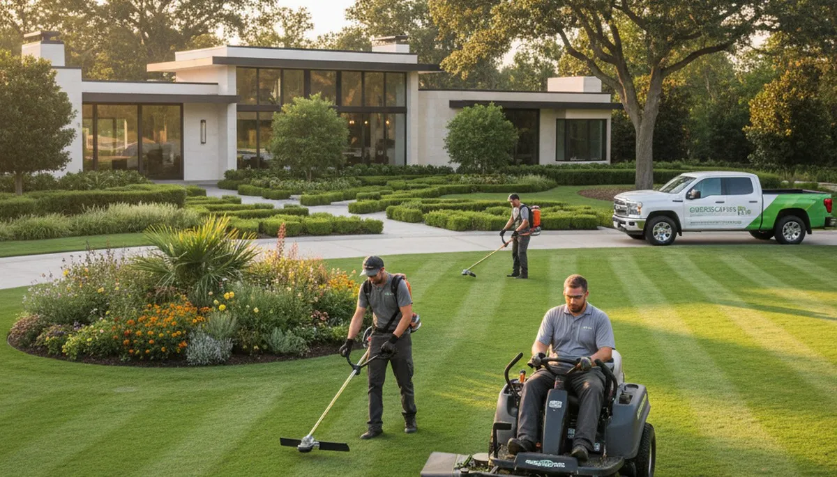 Professional lawn mowing service by Chop Chop Landscaping in Raleigh, NC